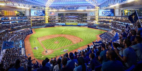 Tampa Bay Rays Will Build Another Dome—This Time, With Windows - WSJ