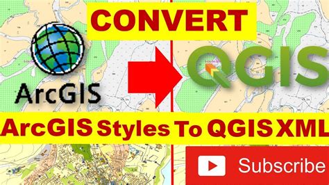 Converting ESRI ArcGIS Styles and Symbols for use in QGIS - YouTube