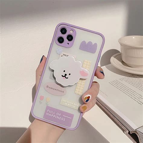 Cute Purple Shockproof iPhone Case | FINISHIFY