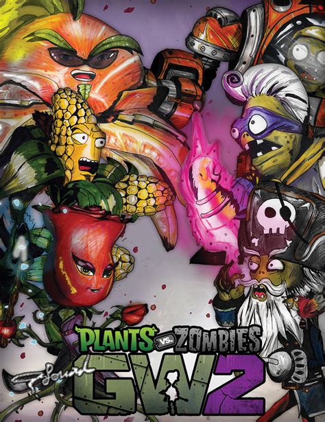 Plants vs Zombies Garden Warfare 2 (The Poster) by Fouad-z on DeviantArt