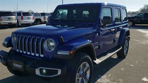 Blue 2020 Jeep Wrangler