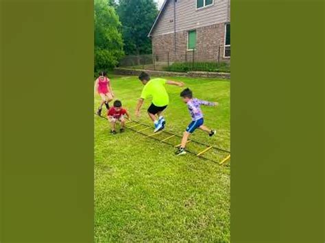 Kids agility training (how to be fast) - YouTube