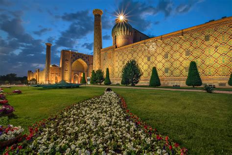 Download Uzbekistan Samarkand Garden Wallpaper | Wallpapers.com