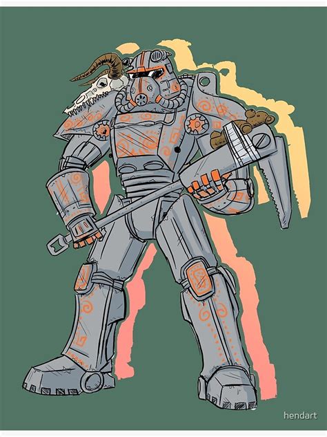 "Tribal Power Armor" Poster for Sale by hendart | Redbubble