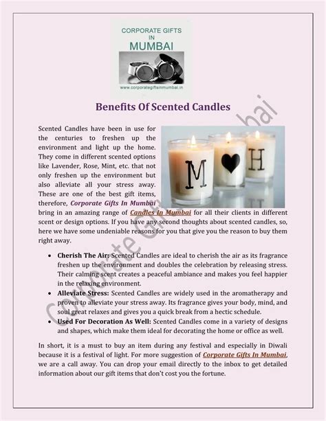 PPT - Benefits Of Scented Candles PowerPoint Presentation, free ...