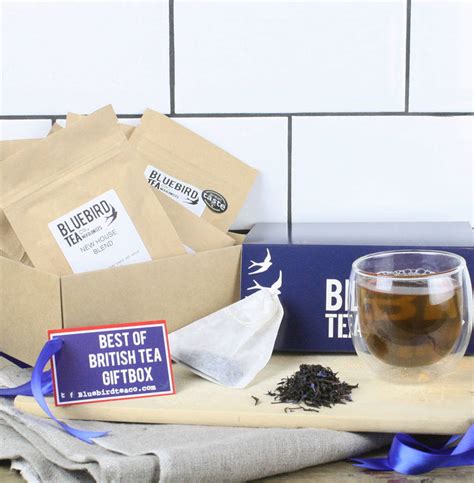 'best of british tea' gift box by bluebird tea co. | notonthehighstreet.com