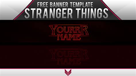 Stranger Things [Free Banner Template] by Ayzs on DeviantArt