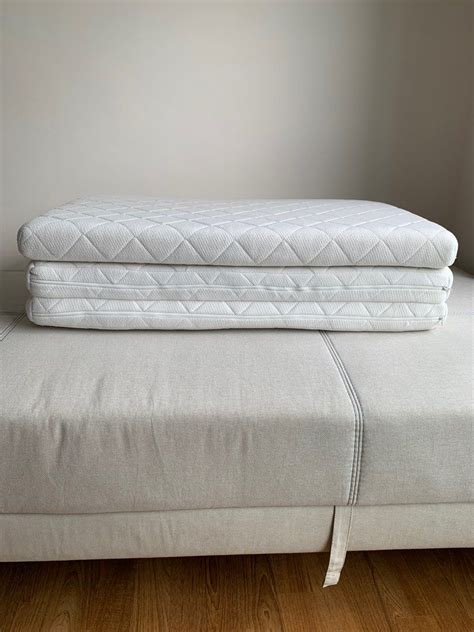 Eurotex tri fold foam single mattress, Furniture & Home Living, Bedding & Towels on Carousell