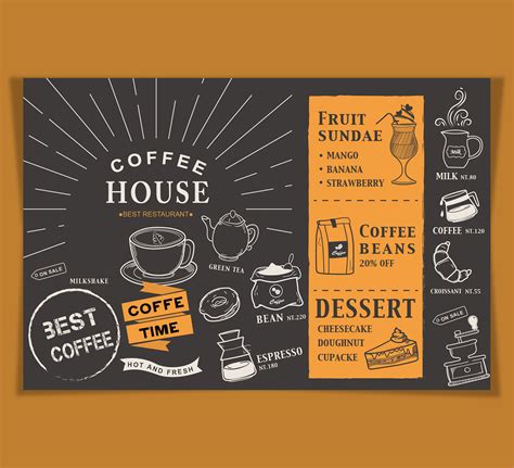 Coffee House Menu on Behance