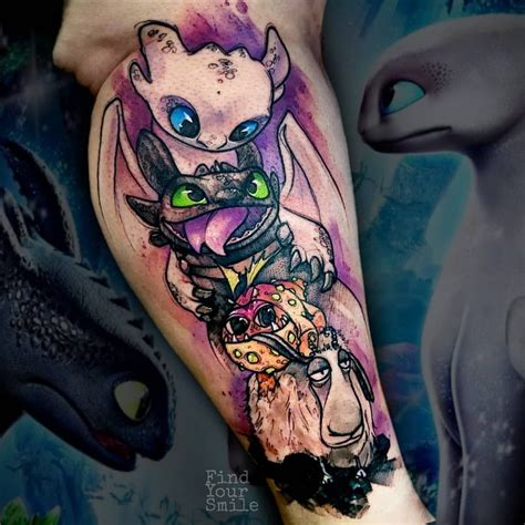 Toothless And Light Fury Tattoo See more ideas about toothless tattoo toothless dragon tattoo