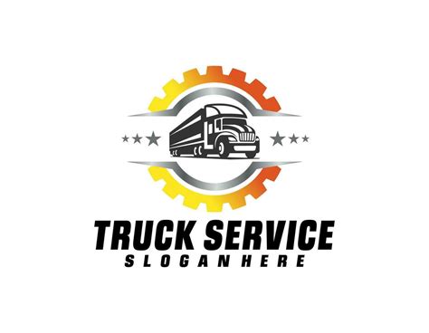 Trucking company logo. Bold badge emblem logo concept. Ready made logo ...