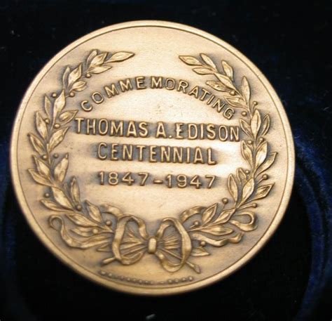 Thomas A. Edison Centennial Commemorative Medal | RISD Museum