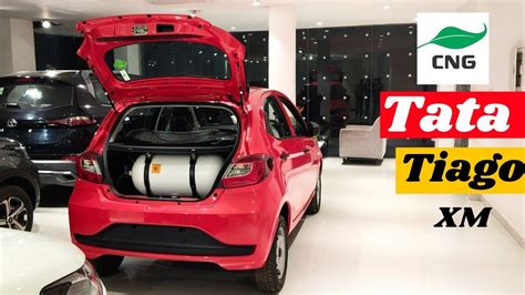 New 2023 Tata Tiago XM CNG 🔥| Flame Red Colour| Features | Mileage ...