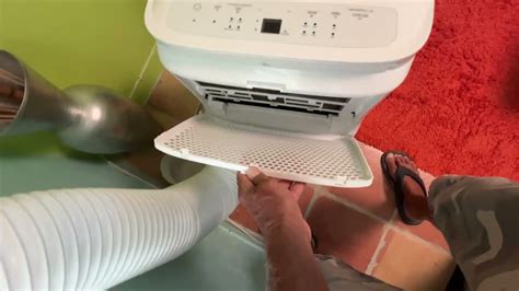 How to remove the filters on a Toshiba Portable Air Conditioner - YouTube