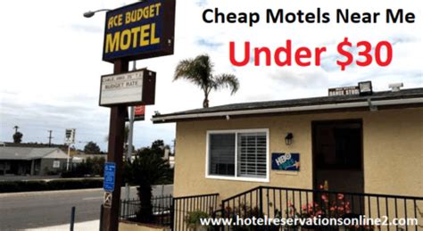 Cheap Motels Near Me Under $30 for Tonight In 2024