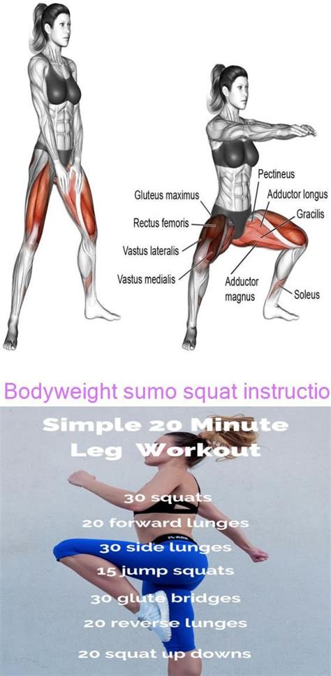 Bodyweight sumo squat instructions and video | Weight Training Guide ...