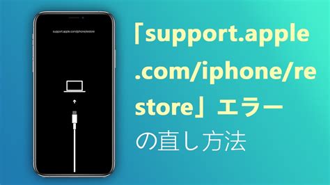 【iOS 17】iPhone「support.apple.com/iphone/restore」エラーの直し方 - YouTube