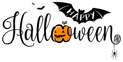 Happy Halloween Text Banner Halloween Vector Logo Isolated Stock Illustration - Download Image ...