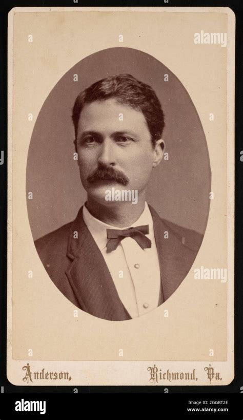 Portrait of George Washington Custis Lee (1832-1913), 1876 Stock Photo - Alamy