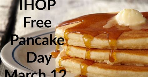 The Kerrie Show: IHOP National Pancake Day Free Short Stack March 12, 2019