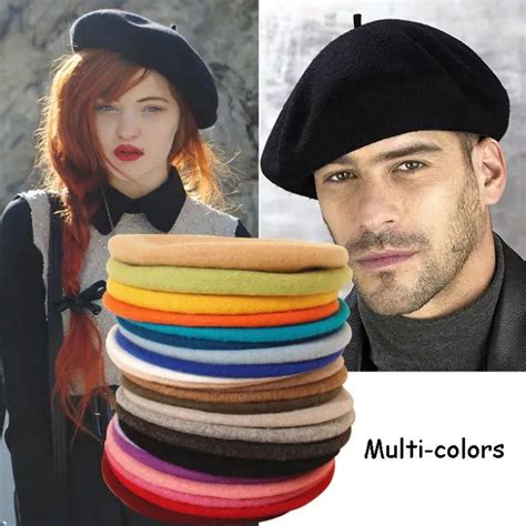 Fashion Beret Classy French Classic Style Hat Warm Wool Elegant Felted ...