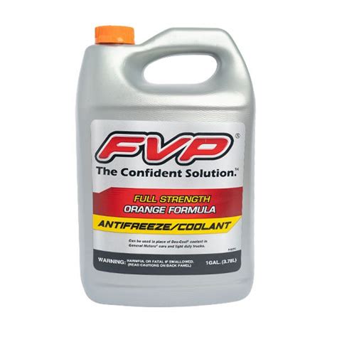 FVP Orange Formula Antifreeze/Coolant | Meets GM & Ford Performance Specifications