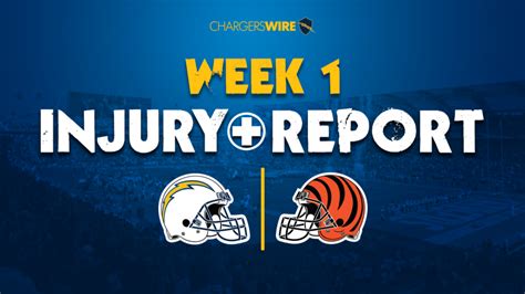 Los Angeles Chargers final injury report: 1 out, 4 questionable