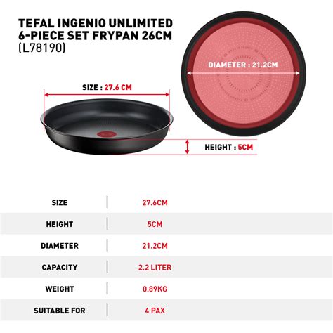 Tefal Ingenio Unlimited 6-Piece Set | TEFAL