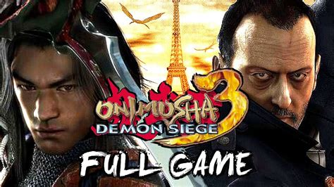 ONIMUSHA 3 DEMON SIEGE Gameplay Walkthrough FULL GAME (4K 60FPS) No ...