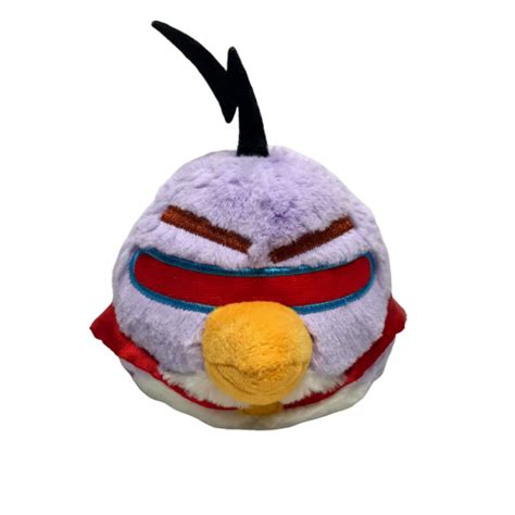 Angry Birds Space Lazer Bird Plush Chuck Purple Superhero 7" Stuffed ...