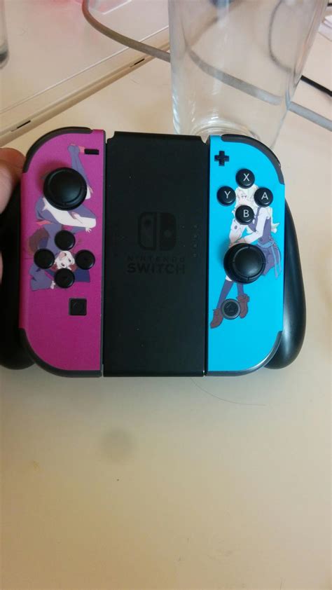 I made somw custom joycon skins : r/LittleWitchAcademia