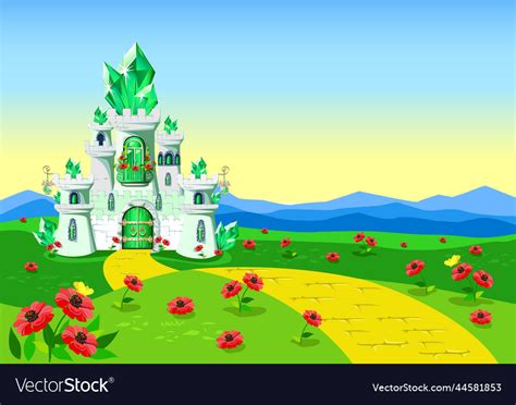 Emerald city Royalty Free Vector Image - VectorStock