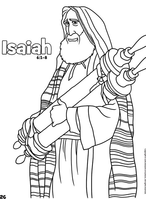 Isaiah: Books of the Bible Coloring (Kids Coloring Activity) | Kids Answers