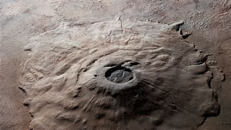 Mars Surface Volcanoes