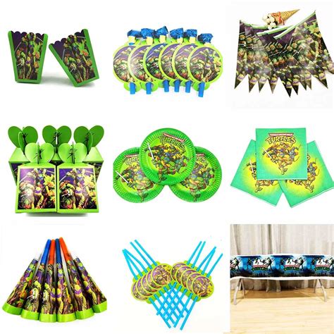 Teenage Mutant Ninja Turtles Kids Birthday Party Supplies Turtles ...