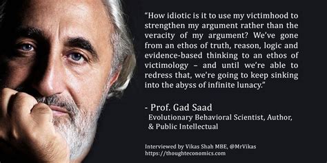 A Conversation with Gad Saad, “The Gadfather” of Evolutionary Psychology – Thought Economics