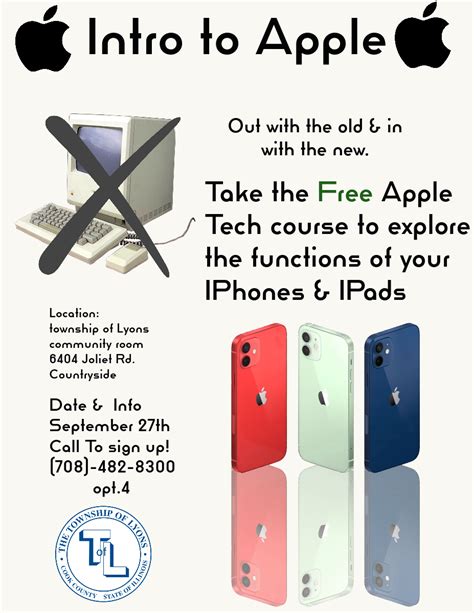 Intro to Apple Course – Township of Lyons