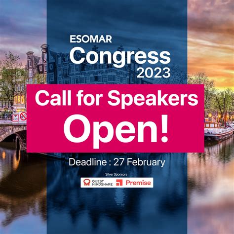 Congress 2023 Call for Speakers now open and theme announced!