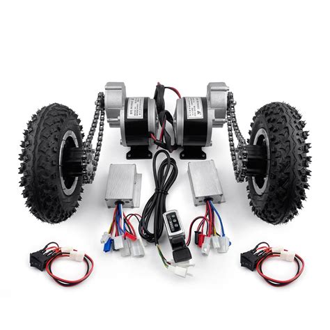 Buy Dual Drive Electric Cart Conversion Kit Easy Carry 200kg 8 Inch ...