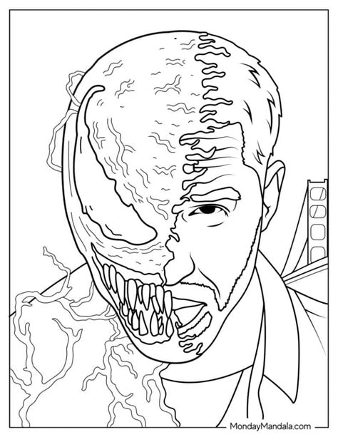 Anti Venom Coloring Pages