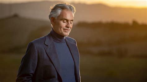 Singer Andrea Bocelli hopes to provide healing with his new tour