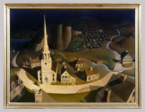 The Midnight Ride of Paul Revere, ArtistGrant Wood,Paintings Grant Wood ...