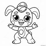 Cute Baby Bop Dancing Coloring Page 67585 53477 sketch template