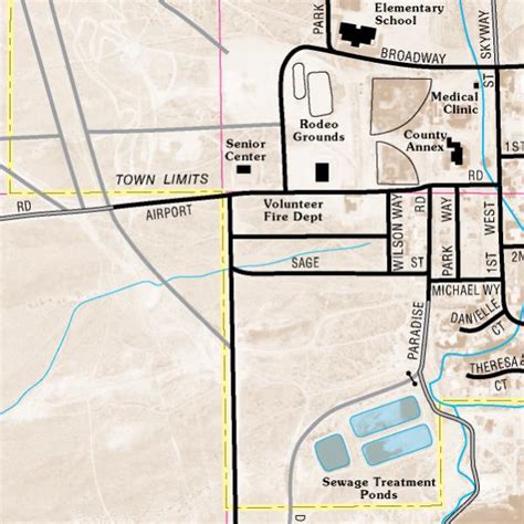 Alamo Area Map by Nevada Department of Transportation | Avenza Maps