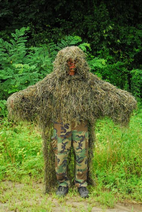 Military Stalker Ghillie Poncho Synthetic thread - GhillieSuitShop – ghilliesuitshop