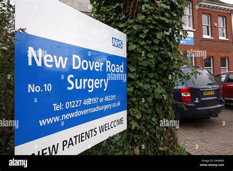 New Dover Road Doctors Surgery Canterbury Kent UK Stock Photo - Alamy