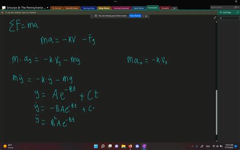 SOLVED: In a projectile motion question, we are asked to determine acceleration using a free ...