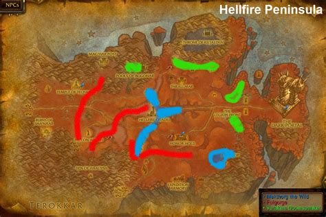 WoW Rare Spawns: Hellfire Peninsula Rares