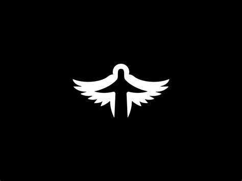 Angel logo by Ivan Cornea on Dribbble