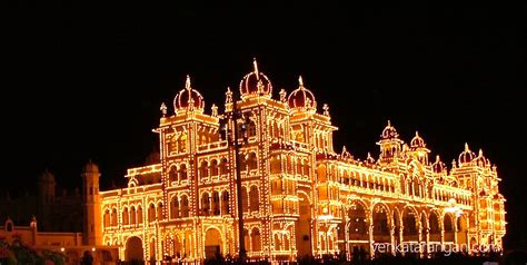 Mysore Palace in Night | Venkatarangan's blog